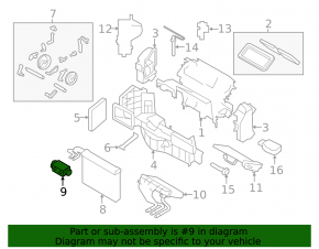 Клапан печки кондиционера BMW X5 F15 14-18