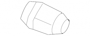 Гайка колесная d19 M12x1.5 Chevrolet Malibu 16-25 темная