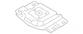 Подушка двигателя левая Ford Escape MK3 15-19 2.5 2.0T 1.5