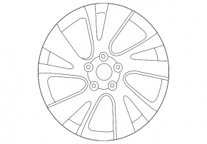 Диск колесный R20 5*114,3 Infiniti JX35 QX60 13-16 легкая бордюрка