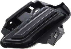 Решітка переднього бампера ліва Nissan Versa Note 17-19 5d