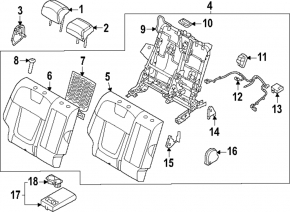 SEAT HEATER CONTROL MODULE Hyundai Tucson 22-26