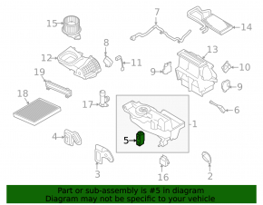 Клапан печки кондиционера Ford Explorer 11-19