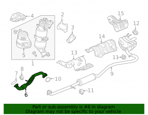 Приемная труба Honda Civic X FC 16-21 2.0