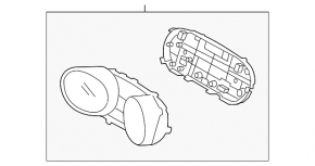 Щиток приборов Hyundai Sonata 11-13