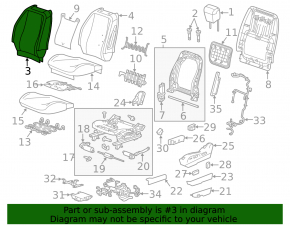 Водительское сидение Chevrolet Equinox 10-12 без airbag