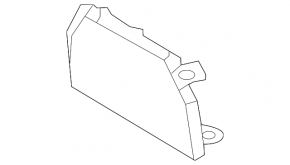 Заглушка дистроніка Toyota Tundra 22-26