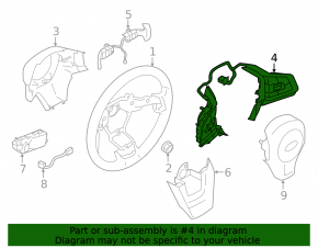 Кнопки керування на кермі Subaru Forester 25-26