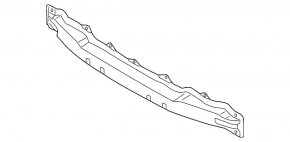 Підсилювач заднього бампера Kia Forte 4d 14-16