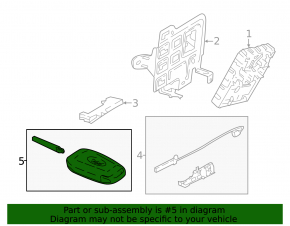 Ключ Ford Ecosport 18-22 4 кнопки