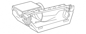 Воздухоприемник охлаждения ВВБ левый Toyota Sienna 21-26