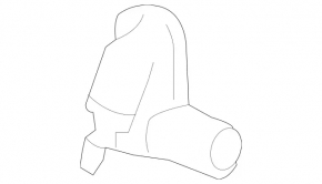 Форсунка омивача центральна Mercedes W164 ML