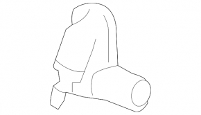 Форсунка омывателя центральная Mercedes W164 ML