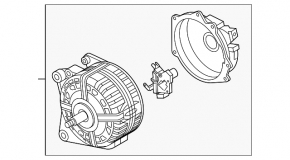 Генератор Audi A4 B9 17-20 2.0T