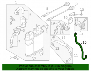 Трубка картерных газов VW Jetta 11-18 USA 2.0T