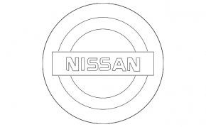 Центральный колпачок на диск Nissan Rogue Sport 20-23 54/50мм черный глянец
