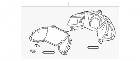Щиток приладів Honda Civic X FC 18-21