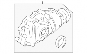 Передний редуктор BMW 5 G30 17-23 2.0T