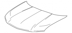 Капот голый Honda Prologue 24-26