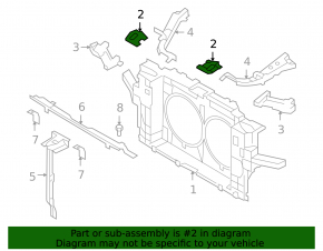 Кронштейн замка капота левый Infiniti FX35 QX70 09-17