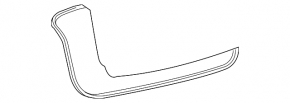 Ущільнювач кришки багажника Lexus GS300 GS350 GS430 GS450h 05-11
