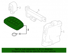 Ключ smart key Kia EV6 22-26 5 кнопок