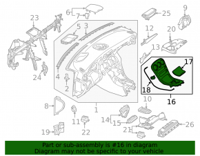Накладка центральной консоли Mercedes C-class W205 15-21 под темное дерево, тип 2
