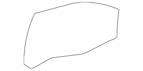 Стекло двери передней правой Chevrolet Cruze 11-16
