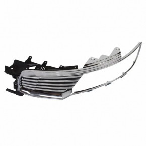 Решетка радиатора grill левая Lincoln MKX 16-18 черн