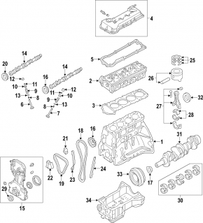 Коленвал Nissan Rogue 14-16 2.5