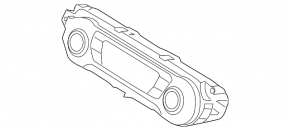 Управление климат-контролем Ford Escape MK3 17-19 рест, auto, царапины