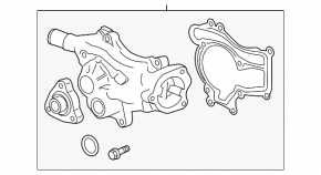 Помпа водяная Buick Encore 13-21 LUV