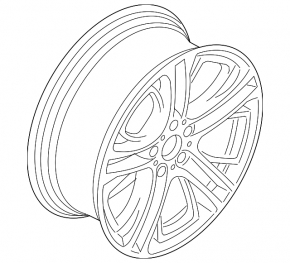 Диск колесный R19x8,5J BMW X3 F25 11-17 622 стиль