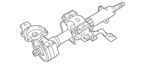 Рульова колонка з ЕУР Toyota Camry v50 12-14