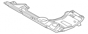 Защита переднего бампера Lexus NX200t NX300 NX300h 15-21