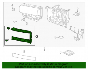 Рамка основной фары левая Toyota Land Cruiser 24-26