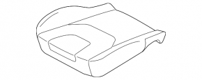 Пассажирское сидение Ford Edge 15-24 без airbag, электро, ткань бежевая под чистку