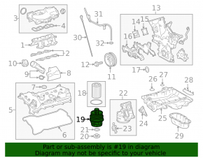 Корпус масляного фильтра Toyota Camry v55 15-17 usa