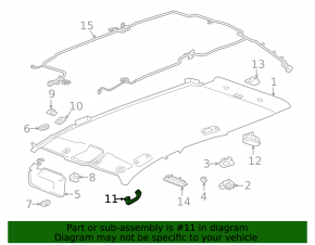 Ручка потолка передняя левая Chevrolet Equinox EV 24-26