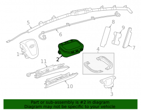 Подушка безопасности airbag пассажирская в торпеде Chevrolet Cruze 11-16