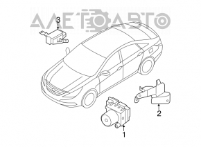 ABS АБС Hyundai Sonata 11-14