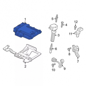 Блок ECU компьютер двигателя Ford Escape MK3 13-19 1.6T 2.0T