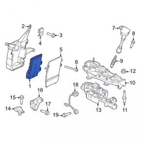 Блок ECU компьютер двигателя Ford Escape MK3 13-19 1.6T 2.0T