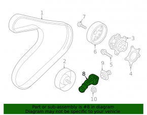 Корпус термостата Hyundai Elantra AD 17-20 1.6T