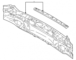 Задня панель Subaru Impreza 5d 17-23
