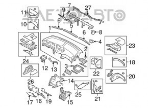 Труба подторпедная усиление Subaru b9 Tribeca
