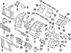 Радиатор отопителя печки Subaru Forester 25-26