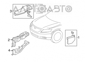 Блок предохранителей подкапотный Toyota Camry v40 3.5 в сборе