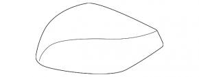 Крышка зеркала левая Infiniti M37 Q70 15-19