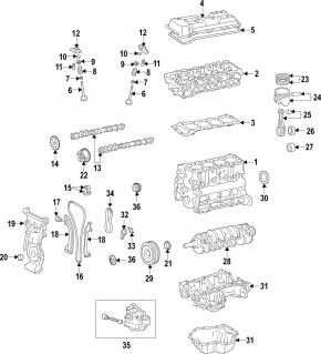 Шатун 2ZR-FXE Toyota Prius 50 16-22